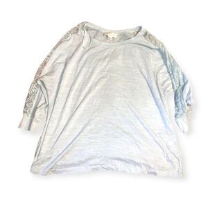 Forever 21 + lace insert 3/4 sleeve